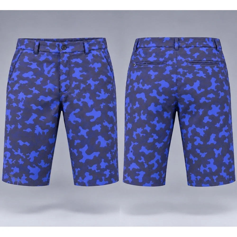 GREYSON shorts Men 36 MONTAUK purple blue camo PERFORMANCE GOLF 10'' STRETCH nwt